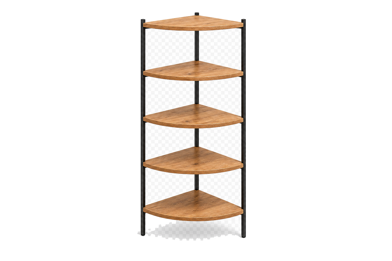 Freestanding Corner Shelf Unit