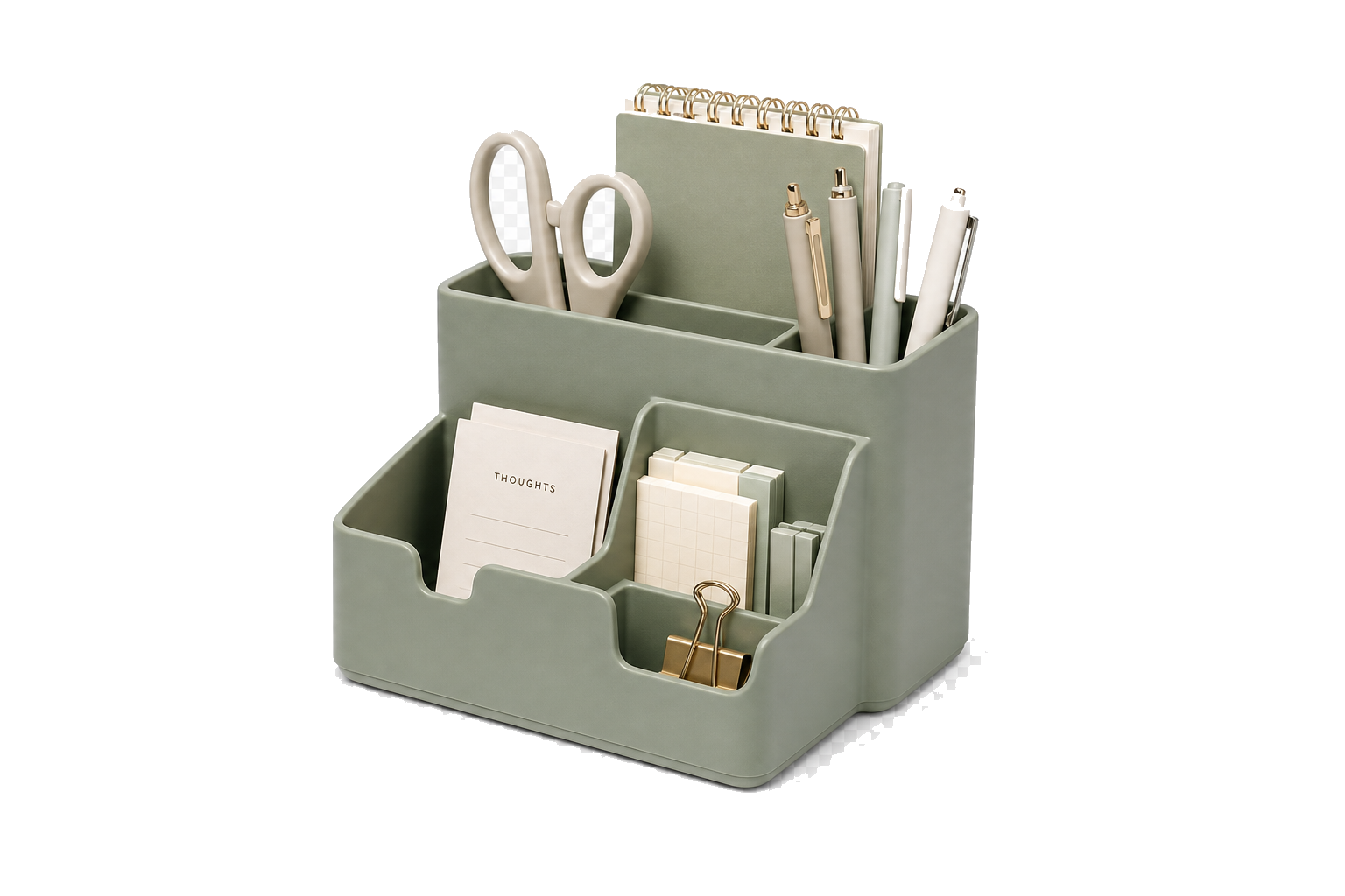 Multi-Compartment Desk Caddy
